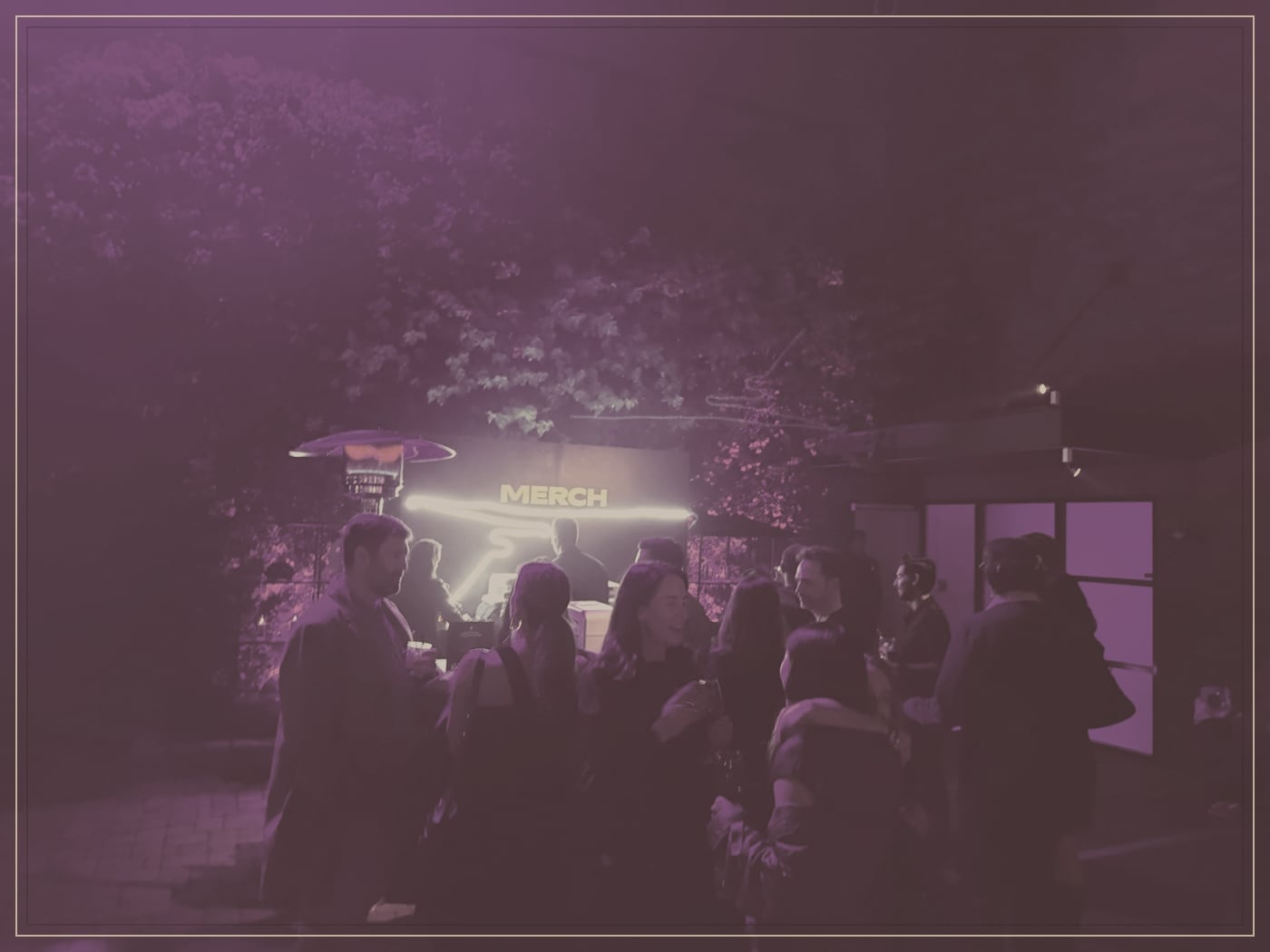 Garden event printing booth